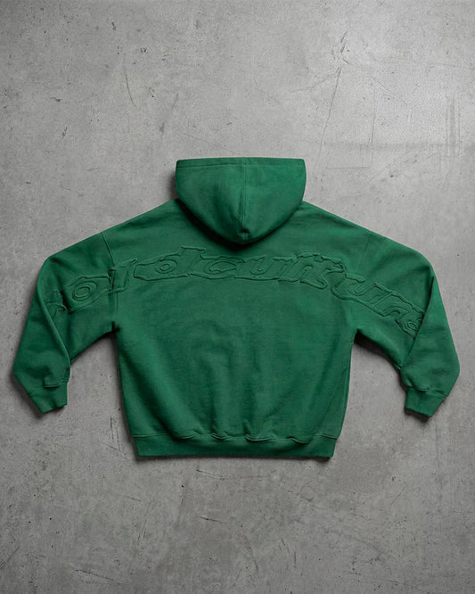 COLD CULTURE DISTRESS CURVED HOODIE