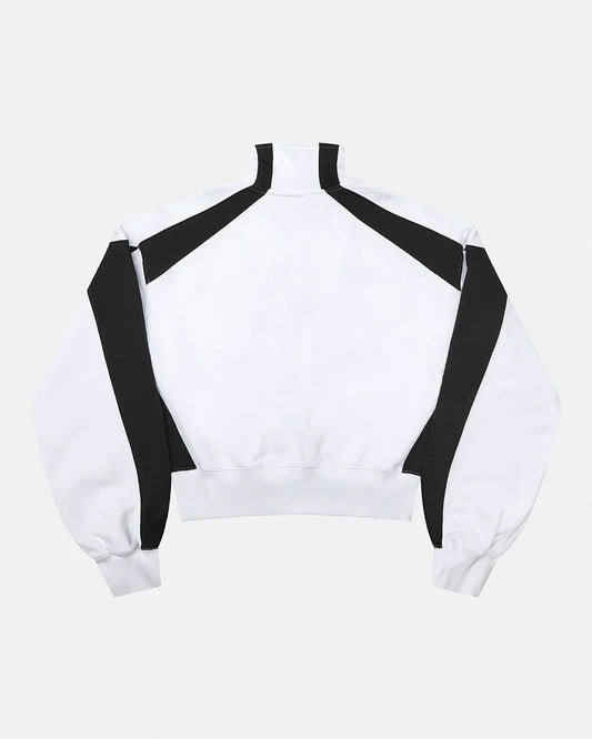 COLD CULTURE NIA SET ZIP UP WHITE & BLACK