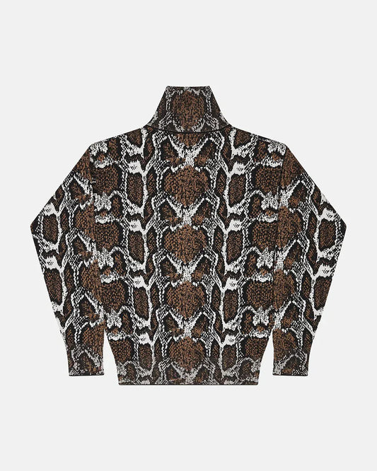 COLD CULTURE SNAKE ZIP KNIT