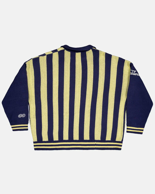 COLD CULTURE STRUCTURE COLLAR SWEATSHIRT KNIT