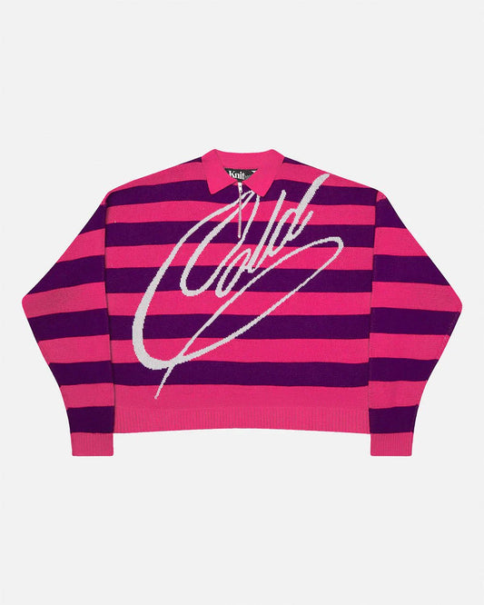 COLD CULTURE COLD BRICK POLO KNIT