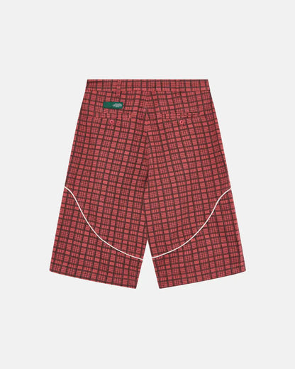 COLD CULTURE CRIMSON PLAID SUIT JORTS