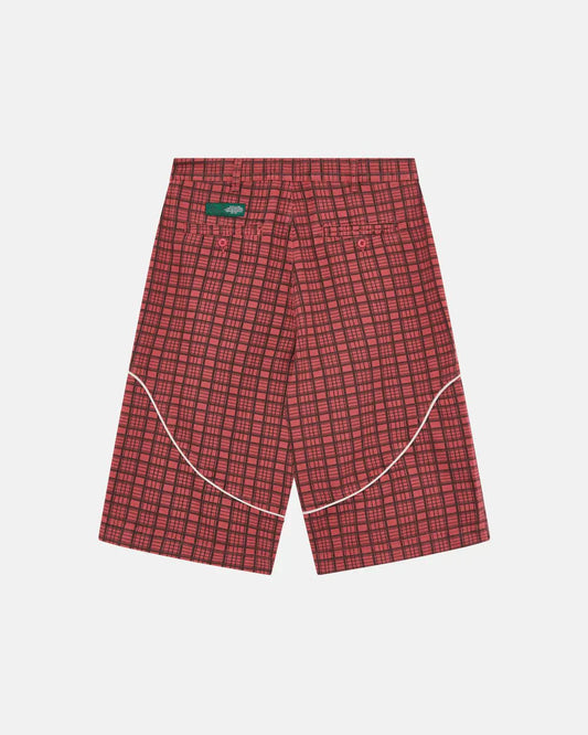 COLD CULTURE CRIMSON PLAID SUIT JORTS