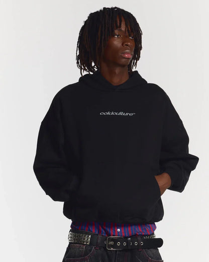 COLD CULTURE DISTRESS CURVED HOODIE