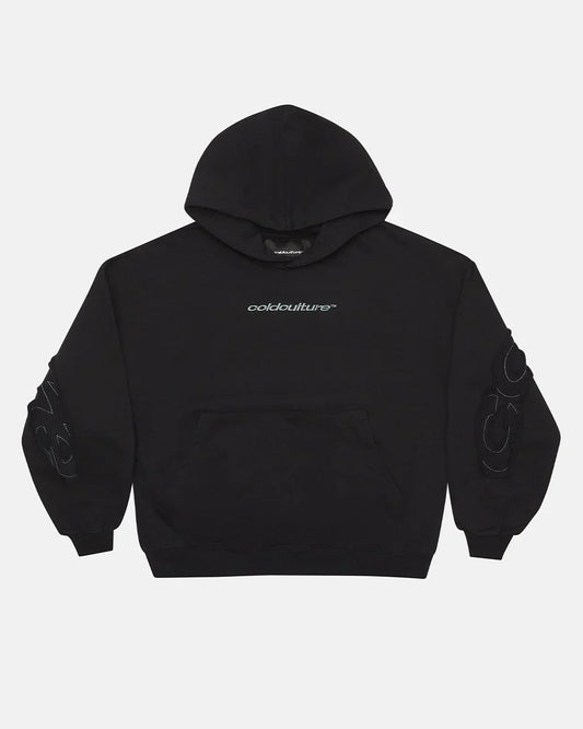COLD CULTURE DISTRESS CURVED HOODIE