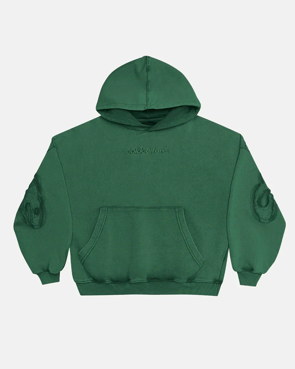COLD CULTURE DISTRESS CURVED HOODIE