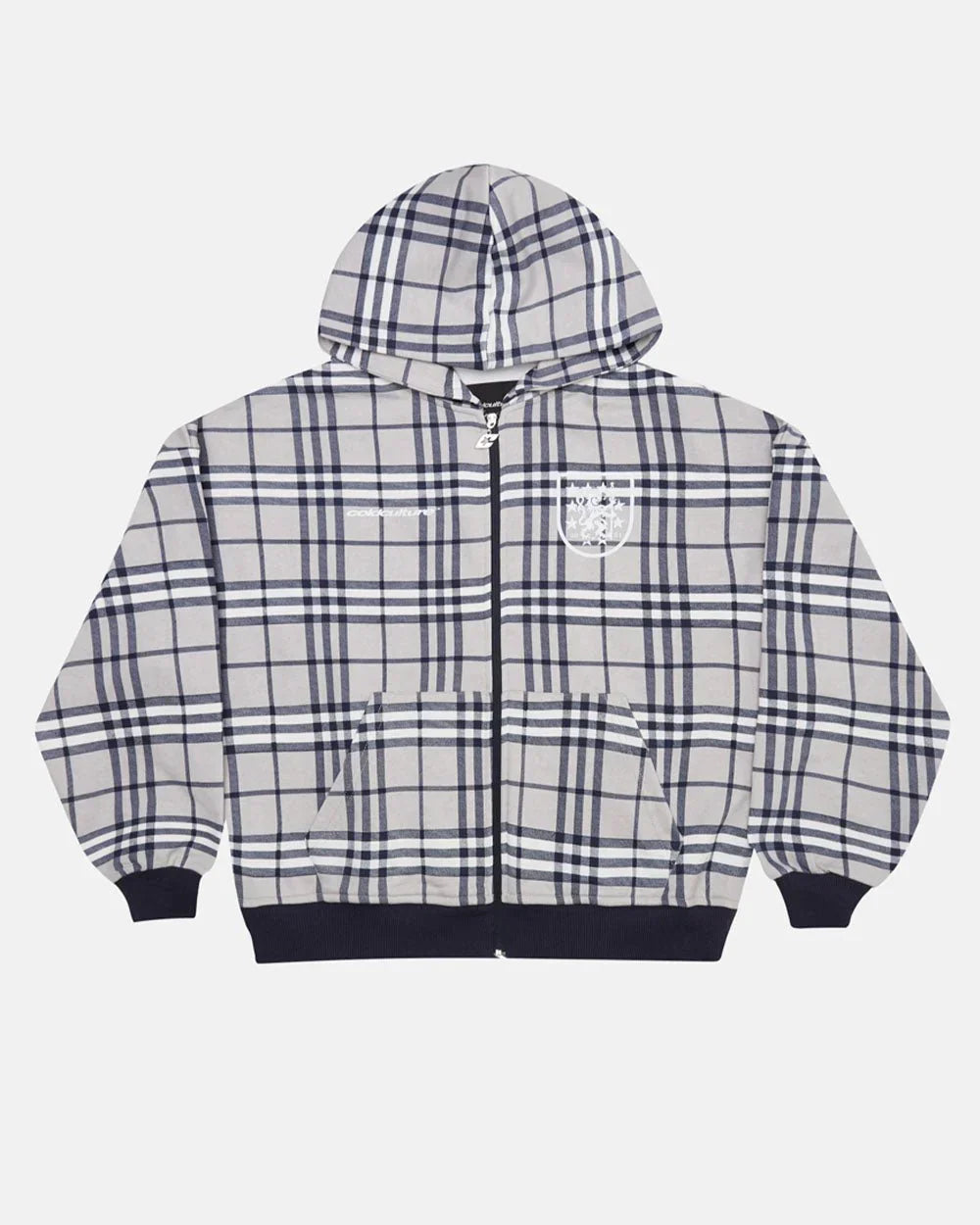 COLD CULTURE GRID ZIP HOODIE