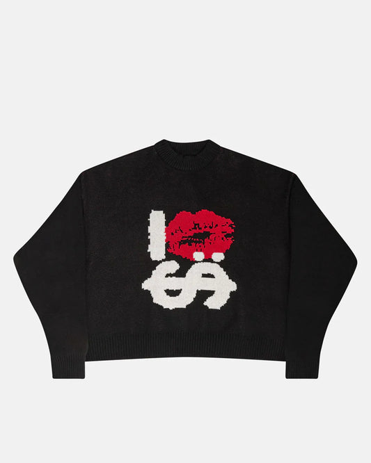 COLD CULTURE KISSES AND DOLLAR KNIT BLACK