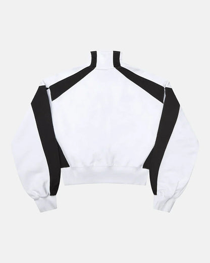 COLD CULTURE NIA SET ZIP UP WHITE & BLACK