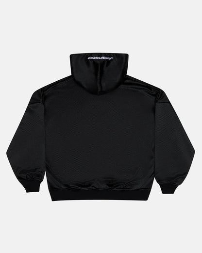 COLD CULTURE RIOT MESH HOODIE BLACK