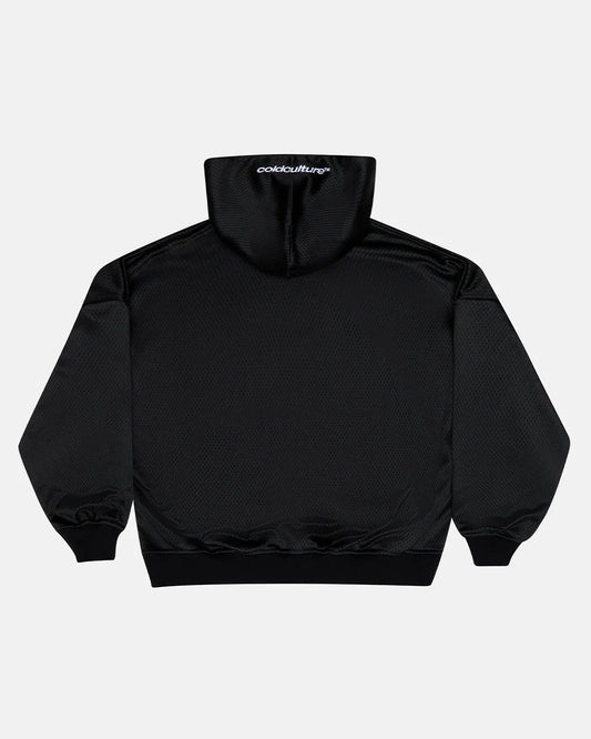 COLD CULTURE RIOT MESH HOODIE BLACK