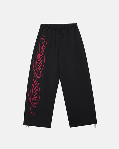 COLD CULTURE SCRIPT SWEATPANTS