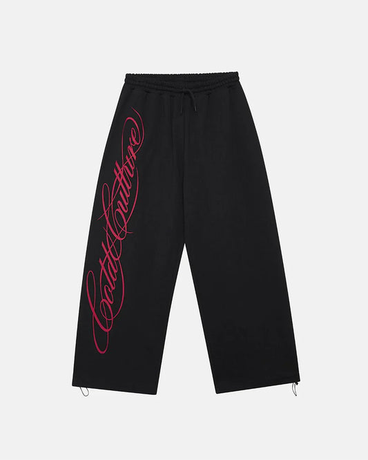 COLD CULTURE SCRIPT SWEATPANTS
