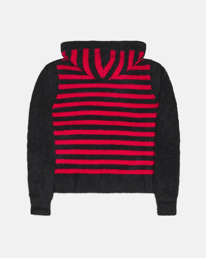 COLD CULTURE STRIPE ZIP KNIT