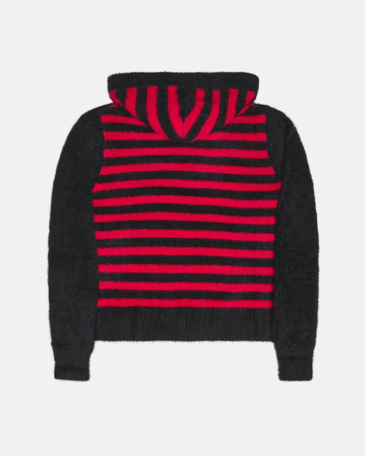 COLD CULTURE STRIPE ZIP KNIT