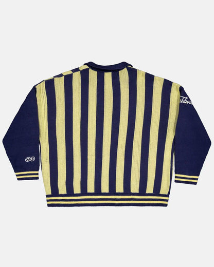 COLD CULTURE STRUCTURE COLLAR SWEATSHIRT KNIT