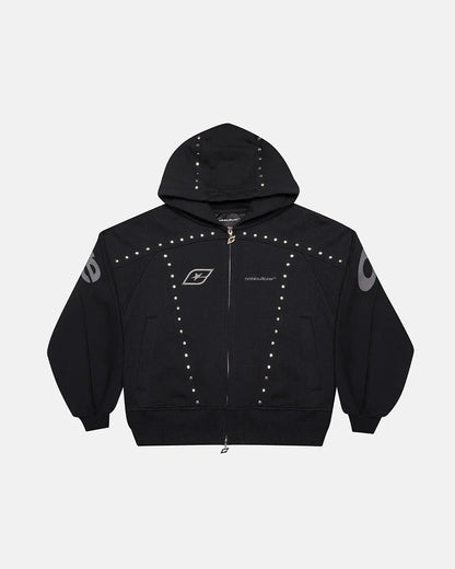 COLD CULTURE STUD ZIP HOODIE