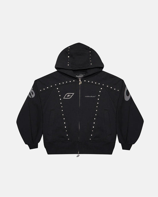 COLD CULTURE STUD ZIP HOODIE