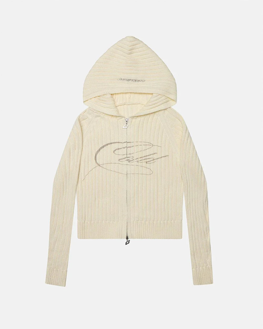 COLD CULTURE TRACK HOOD ZIP KNIT